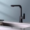 Touchless Black Kitchen Faucet with Pull Down Sprayer, Single Handle Motion