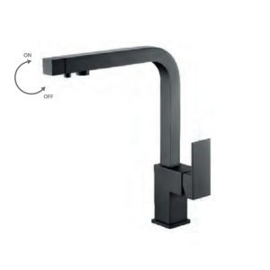 Touchless Black Kitchen Faucet with Pull Down Sprayer, Single Handle Motion 10 grifo cocina negro imex capri 5