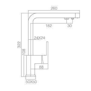 Touchless Black Kitchen Faucet with Pull Down Sprayer, Single Handle Motion 11 grifo cocina negro imex capri cotas