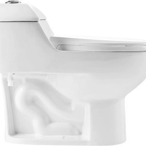 Well Made Forever SM-1T803 One Piece Toilet, Glossy White 23 4