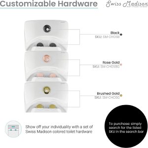 Well Made Forever SM-1T803 One Piece Toilet, Glossy White 33 14