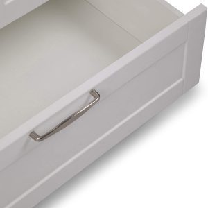 28 inch Deluxe Laundry Cabinet with Pull-out Faucet and Stainless Steel Sink with Storage Compartment and 1 drawer, for the Laundry room, Utility room, Transitional 15 5