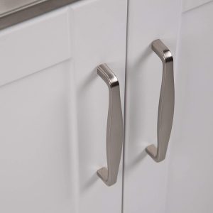 28 inch Deluxe Laundry Cabinet with Pull-out Faucet and Stainless Steel Sink with Storage Compartment and 1 drawer, for the Laundry room, Utility room, Transitional 14 4