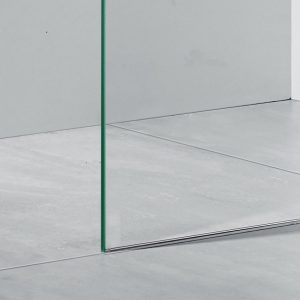 Bathroom Fixed Shower Door Walk In tempered Glass Indoor Shower Enclosure 11 3