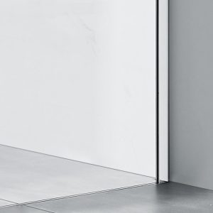 Bathroom Fixed Shower Door Walk In tempered Glass Indoor Shower Enclosure 12 4