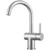 Single-Handle Bathroom High-Arc Faucet with Chrome Finish