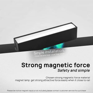 LED Lamp Head for XTB028 Recessed Magnetic Track Lighting System, Linear Floodlight Ceiling Wall Light (10W/3000K-Warm White/90°/Ra85) 19 7