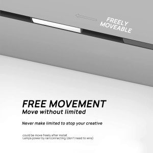 LED Lamp Head for XTB028 Recessed Magnetic Track Lighting System, Linear Floodlight Ceiling Wall Light (10W/3000K-Warm White/90°/Ra85) 18 6