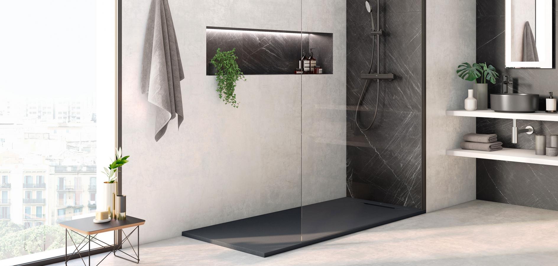 plato de ducha color negro