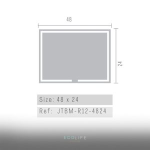 Luxury Modern Mirror Hotel Bathroom 6 JTBM R12 4824 2