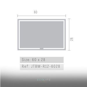 Luxury Modern Mirror Hotel Bathroom 5 JTBM R12 6028