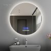 Bathroom Round led mirrors Ecolife Bluetooth
