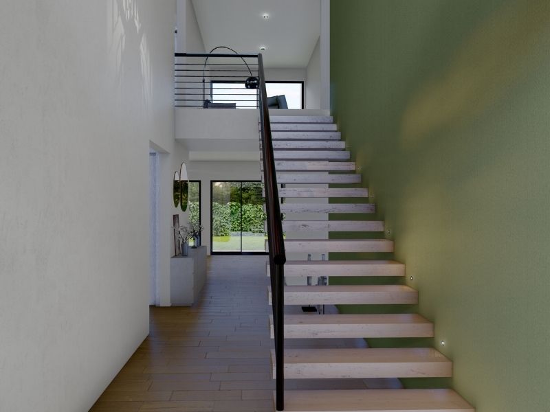 homes Ecolife Interior design Saircases led 1